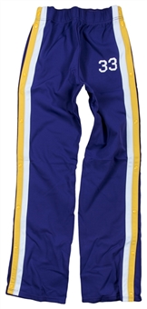 Kareem Abdul-Jabbar Game Issued Los Angeles Lakers Warm-up Pants (Abdul-Jabbar LOA)